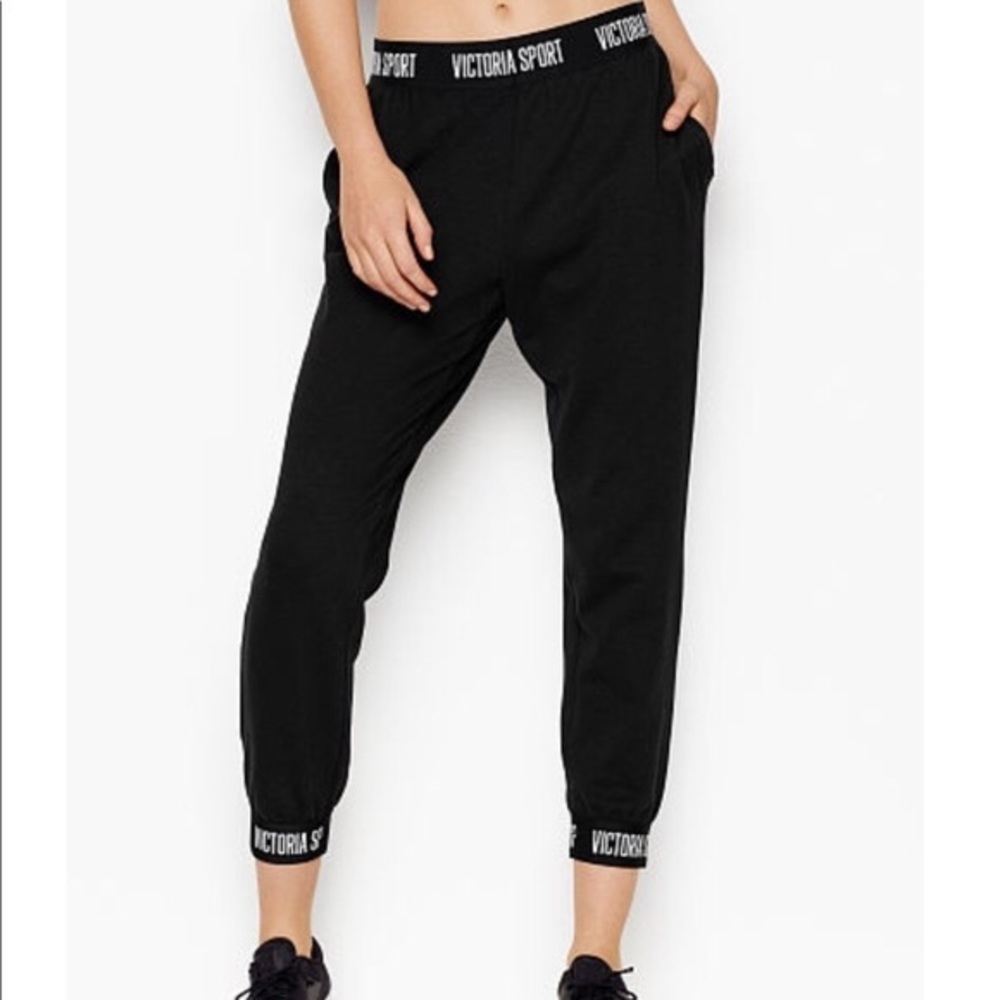 Victoria's Secret Black Sport Jogger Leggings